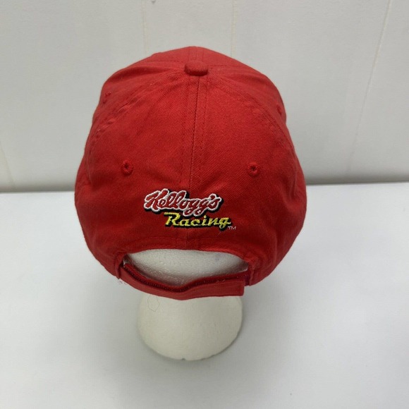 Jeff Gordon Hat Cap Kelloggs Racing #24 Nascar Red Blue Yellow Strapback - Picture 5 of 12